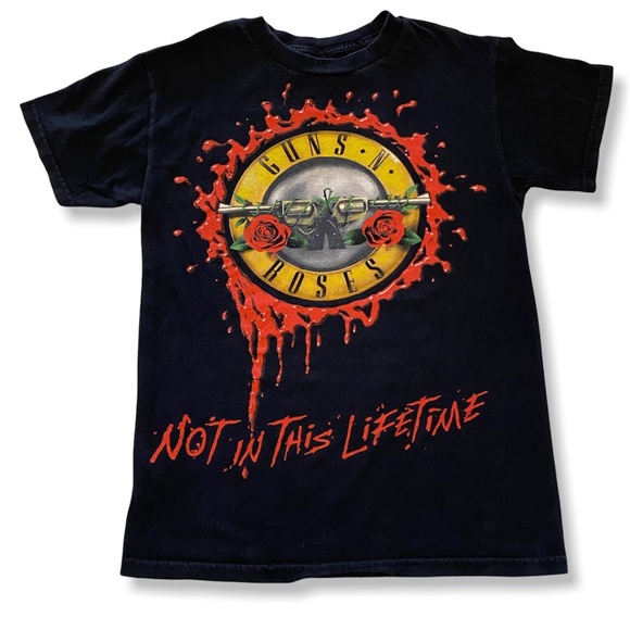 GUNS N ROSES RETRO T-SHIRT - (XS-S) - Picture 2 of 4